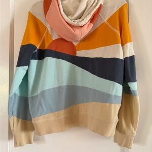 Faherty Multicolor Cowl Neck Sweater